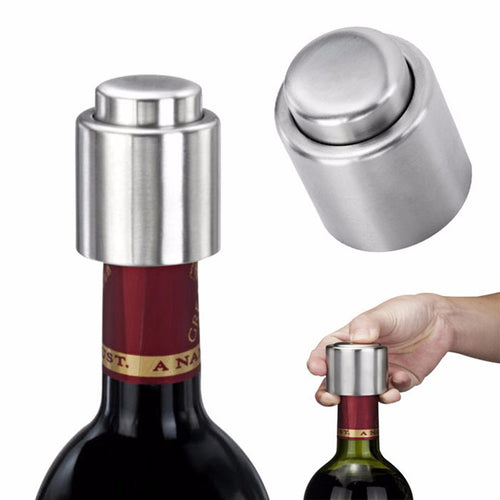 1PCS Stainless Steel  Wine bottle stopper Vacuum Sealer bar tools