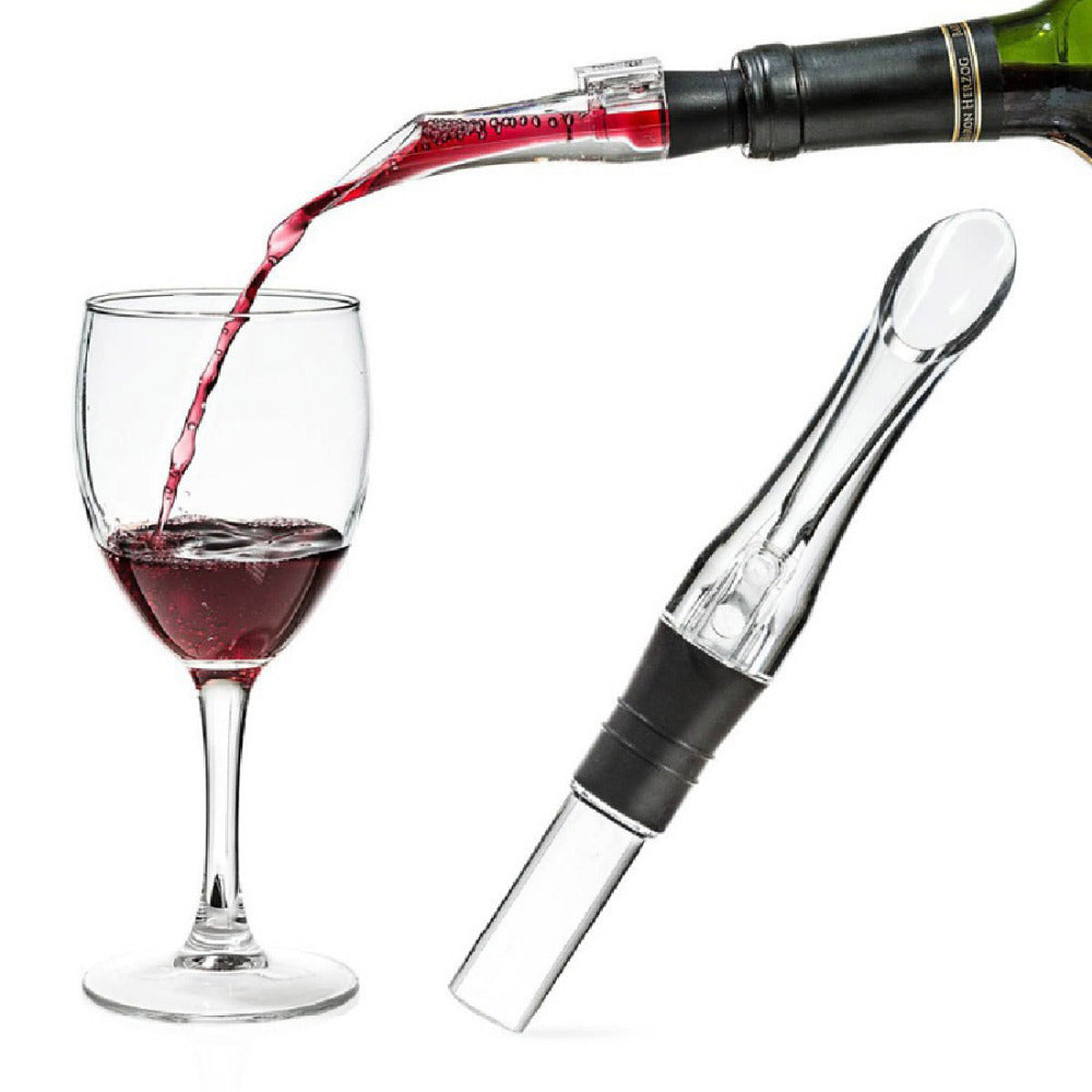 2017 Acrylic Aerating Pourer Decanter Wine Aerator Spout Pourer Cut Portable Wine Aerator Pourer Bar Wine Accessories
