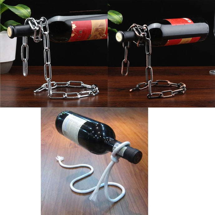 3 styles Creative Wine Racks Handmade Plating Process Support Home Kitchen Bar Accessories Practical Wine Holder
