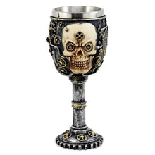 Coolest Gothic Resin Stainless Steel Dragon Skull Goblet Retro Claw Wine Glass Cocktail Glasses Whiskey Cup Party Bar Drinkware