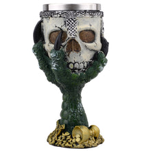 Coolest Gothic Resin Stainless Steel Dragon Skull Goblet Retro Claw Wine Glass Cocktail Glasses Whiskey Cup Party Bar Drinkware