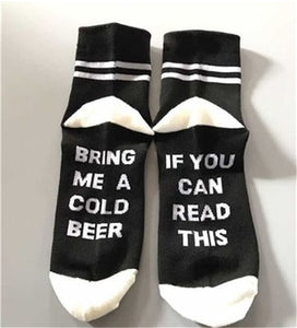 Custom wine socks If You can read this Bring Me a Glass of Wine Socks autumn spring fall 2018 new Dobby Halloween Sock Drop ship