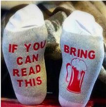 Custom wine socks If You can read this Bring Me a Glass of Wine Socks autumn spring fall 2018 new Dobby Halloween Sock Drop ship