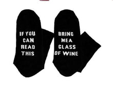Custom wine socks If You can read this Bring Me a Glass of Wine Socks autumn spring fall 2018 new Dobby Halloween Sock Drop ship