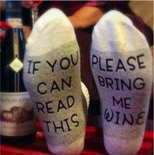 Custom wine socks If You can read this Bring Me a Glass of Wine Socks autumn spring fall 2018 new Dobby Halloween Sock Drop ship