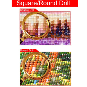 DIY 5D Full Round Diamond Embroidery Cat Drinks Wine Diamond Painting Cross-stitch Full Rhinestone Mosaic Decor New Year Gifts