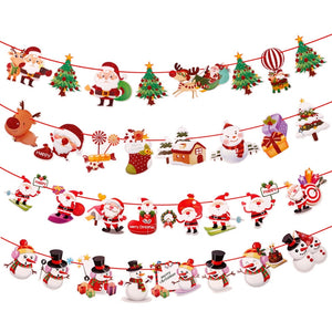 FENGRISE Christmas Decorations For Home Christmas Navidad 2018 Santa Claus Reindeer Wine Bottle Cover Holders Xmas Ornaments