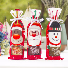FENGRISE Christmas Decorations For Home Christmas Navidad 2018 Santa Claus Reindeer Wine Bottle Cover Holders Xmas Ornaments