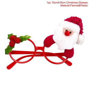 FENGRISE Christmas Decorations For Home Christmas Navidad 2018 Santa Claus Reindeer Wine Bottle Cover Holders Xmas Ornaments