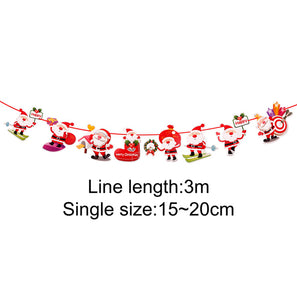 FENGRISE Christmas Decorations For Home Christmas Navidad 2018 Santa Claus Reindeer Wine Bottle Cover Holders Xmas Ornaments