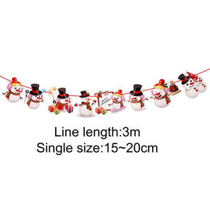 FENGRISE Christmas Decorations For Home Christmas Navidad 2018 Santa Claus Reindeer Wine Bottle Cover Holders Xmas Ornaments