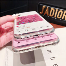For iphone X case red Wine Cup Liquid Transparent Case For Apple iPhone 7 6 6S 8 plus XR XS MAX Phone Cases Back Covers