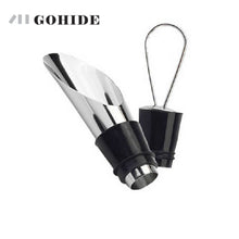 GUH 3pcs/lots Stainless Steel Wine Stopper Pouring Device Dual Wine Bottle Stopper Guide Liquor Pourers Free Flow Bottle Stopper