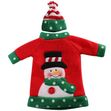 Ourwarm 3pcs Wine Bottle Cover Cloth New Year's Products Christmas Decoration Party Supplies 2018 Gifts New Year Decor for Home