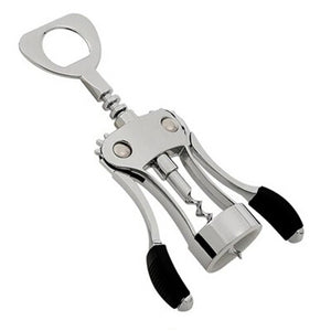 Professional Stainless Steel Wine Bottle Opener Handle Pressure Corkscrew Red Wine Opener Kitchen Accessory Bar Tool 301-0653
