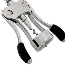 Professional Stainless Steel Wine Bottle Opener Handle Pressure Corkscrew Red Wine Opener Kitchen Accessory Bar Tool 301-0653