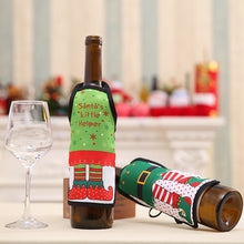 Small Apron bottle Wine Cover Christmas Sexy Lady/Xmas Dog/Santa Pinafore red wine bottle wrapper Holiday Bottle clothes Dress