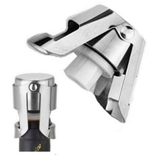 Stainless Steel Champagne Wine Bottle Stopper Portable Sealer Bar Stopper Wine Stopper Sparkling Wine Champagne Cap 301-0617