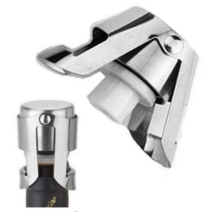 Stainless Steel Champagne Wine Bottle Stopper Portable Sealer Bar Stopper Wine Stopper Sparkling Wine Champagne Cap 301-0617