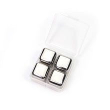 Stainless Steel Ice Cubes, Reusable Chilling Stones for Whiskey Wine, Keep Your Drink Cold Longer