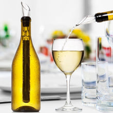 Stainless Steel Ice Wine Chiller Stick With Wine Pourer Wine Cooling Stick Cooler Beer Beverage Frozen Stick Ice Cooler Bar Tool