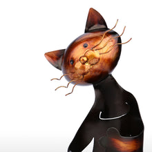 TOOARTS Cat Wine Rack Wine Holder Shelf Metal Sculpture Practical Sculpture Wine stand Home Decoration Interior Crafts