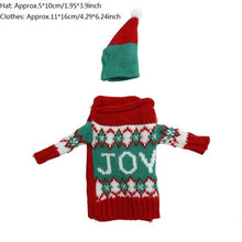 Wine Bottle Cover Bags Merry Christmas Decorations for Home Santa Claus Snowman Xmas Noel Dinner Decor Natal New Year Decoration