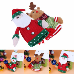 Wine Bottle Cover Bags Merry Christmas Decorations for Home Santa Claus Snowman Xmas Noel Dinner Decor Natal New Year Decoration