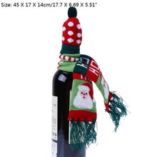 Wine Bottle Cover Bags Merry Christmas Decorations for Home Santa Claus Snowman Xmas Noel Dinner Decor Natal New Year Decoration