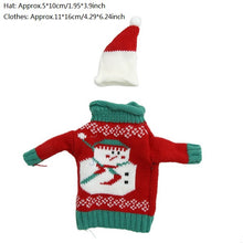 Wine Bottle Cover Bags Merry Christmas Decorations for Home Santa Claus Snowman Xmas Noel Dinner Decor Natal New Year Decoration