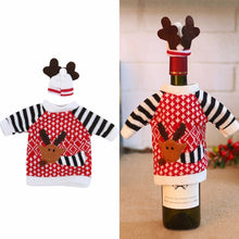 Wine Bottle Cover Bags Merry Christmas Decorations for Home Santa Claus Snowman Xmas Noel Dinner Decor Natal New Year Decoration