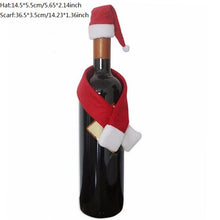 Wine Bottle Cover Bags Merry Christmas Decorations for Home Santa Claus Snowman Xmas Noel Dinner Decor Natal New Year Decoration