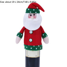 Wine Bottle Cover Bags Merry Christmas Decorations for Home Santa Claus Snowman Xmas Noel Dinner Decor Natal New Year Decoration