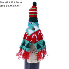 Wine Bottle Cover Bags Merry Christmas Decorations for Home Santa Claus Snowman Xmas Noel Dinner Decor Natal New Year Decoration