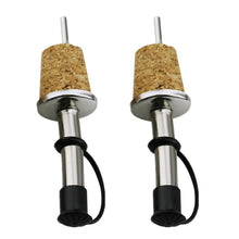 Wooden Cork Red Wine Pourer Oil Champagne Beer Bottle Stopper Plug Wine-tasting Tools Pourers Wedding Birthday Party Supplies
